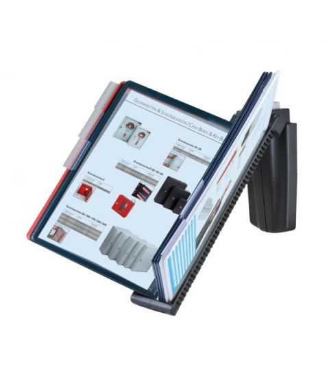 Sistem de prezentare pentru perete, cu 10 rame, ProfiOffice